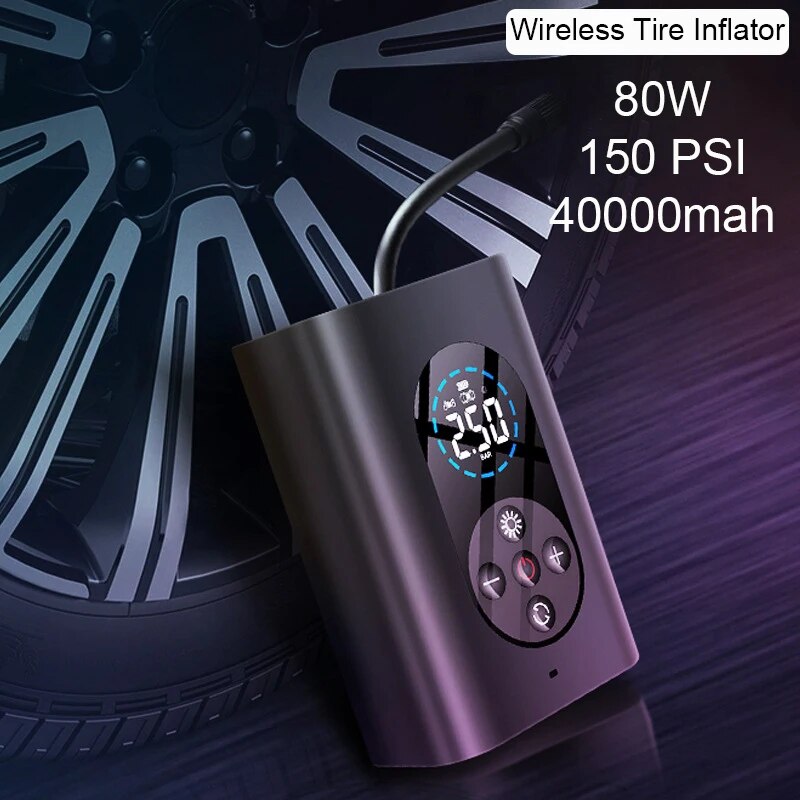 Smart Portable Air Pump – Inflate Tires Anytime